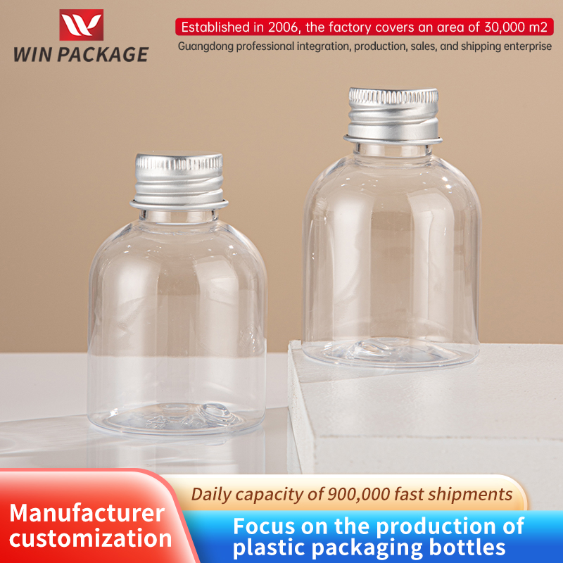 80ml Travel Emulsion Emilmendated Bottle PET Ped Covers Transparent Shampooing Aquarius Cosmetics Bag Material
