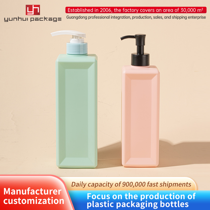 PE Plastic Press Press Fang Washing Packing Material 500ml Bath Delle Bottle 700ml Large -capacity Shampooing Bottle